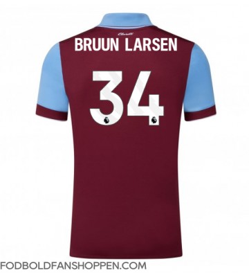 Burnley Jacob Bruun Larsen #34 Hjemmebanetrøje 2023-24 Kortærmet